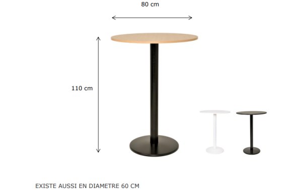 Mange Debout STAND UP 3 coloris en diam.80 